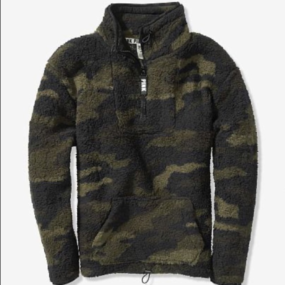 Camo Sherpa Pullover